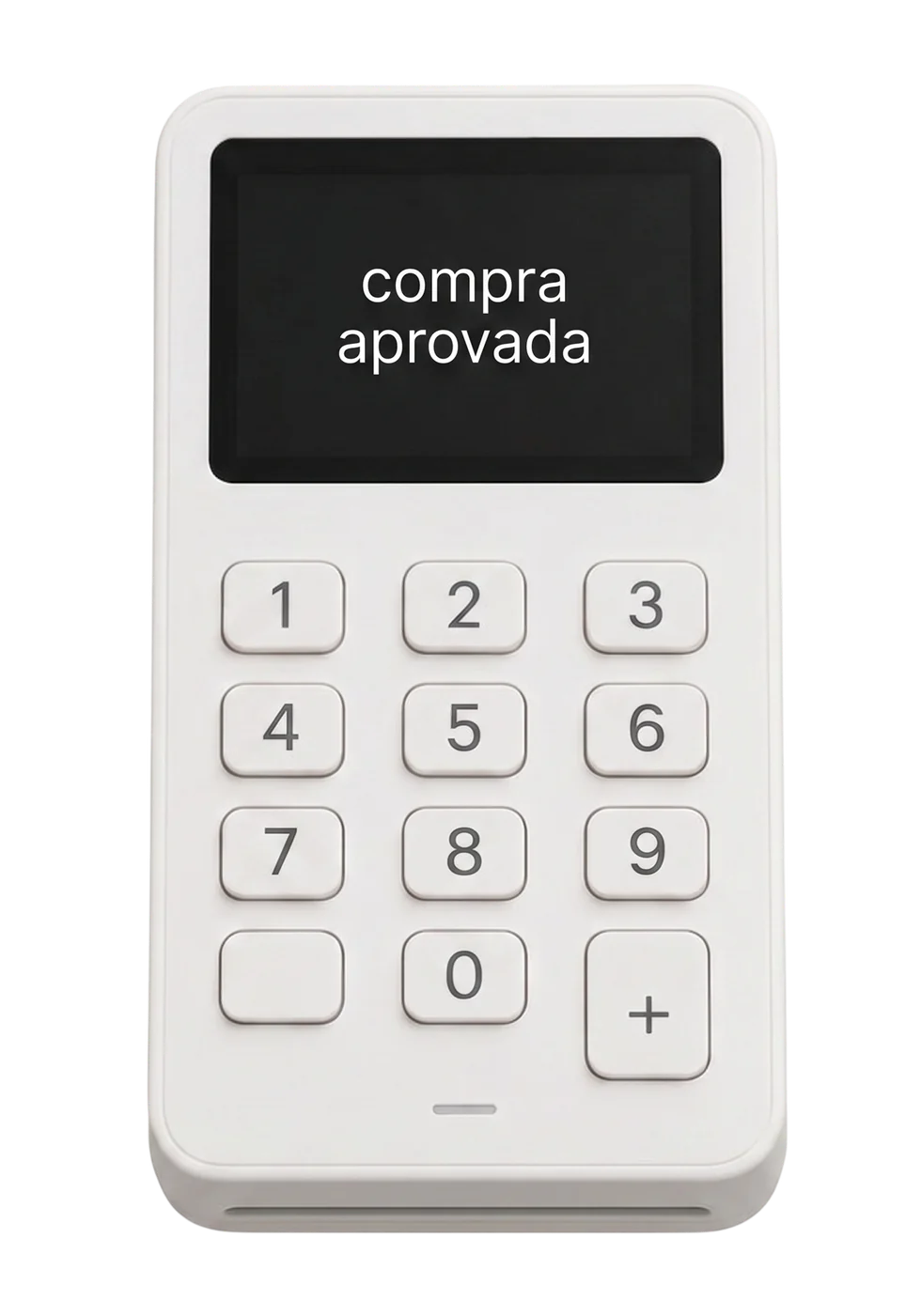 Terminal mostrando compra aprovada